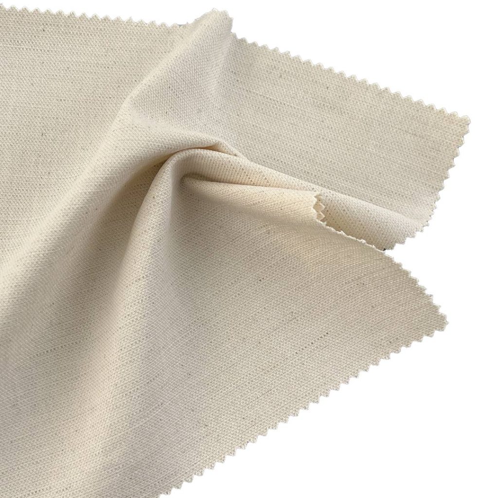 210gsm (7.4 oz) 90% Cotton 10% Linen Burlap Textured Fabric Apron Table Runner A2164