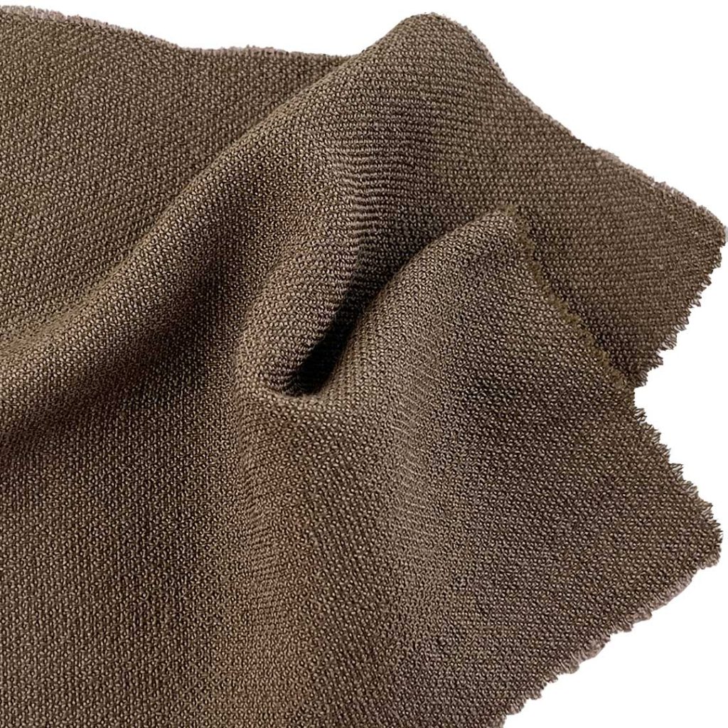 160gsm (5.6 oz) 38% Polyester 56% Viscose 6% Linen Burlap Textured Fabric Vest Suit Lining AD33444