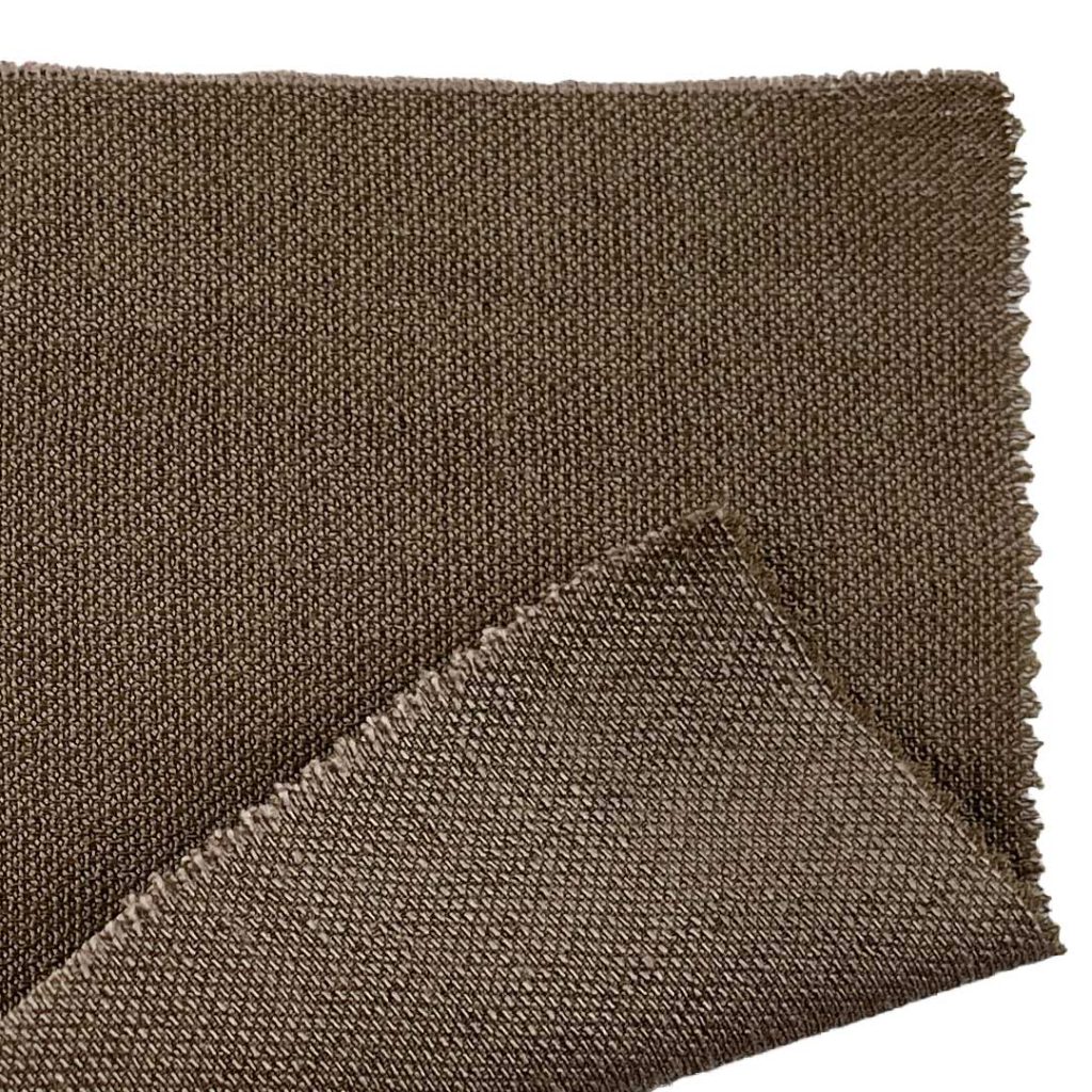 160gsm (5.6 oz) 38% Polyester 56% Viscose 6% Linen Burlap Textured Fabric Vest Suit Lining AD33444