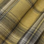 230gsm (8.1 oz) 100% Cotton Plaid Ripstop Fabric Cardigan Shirt