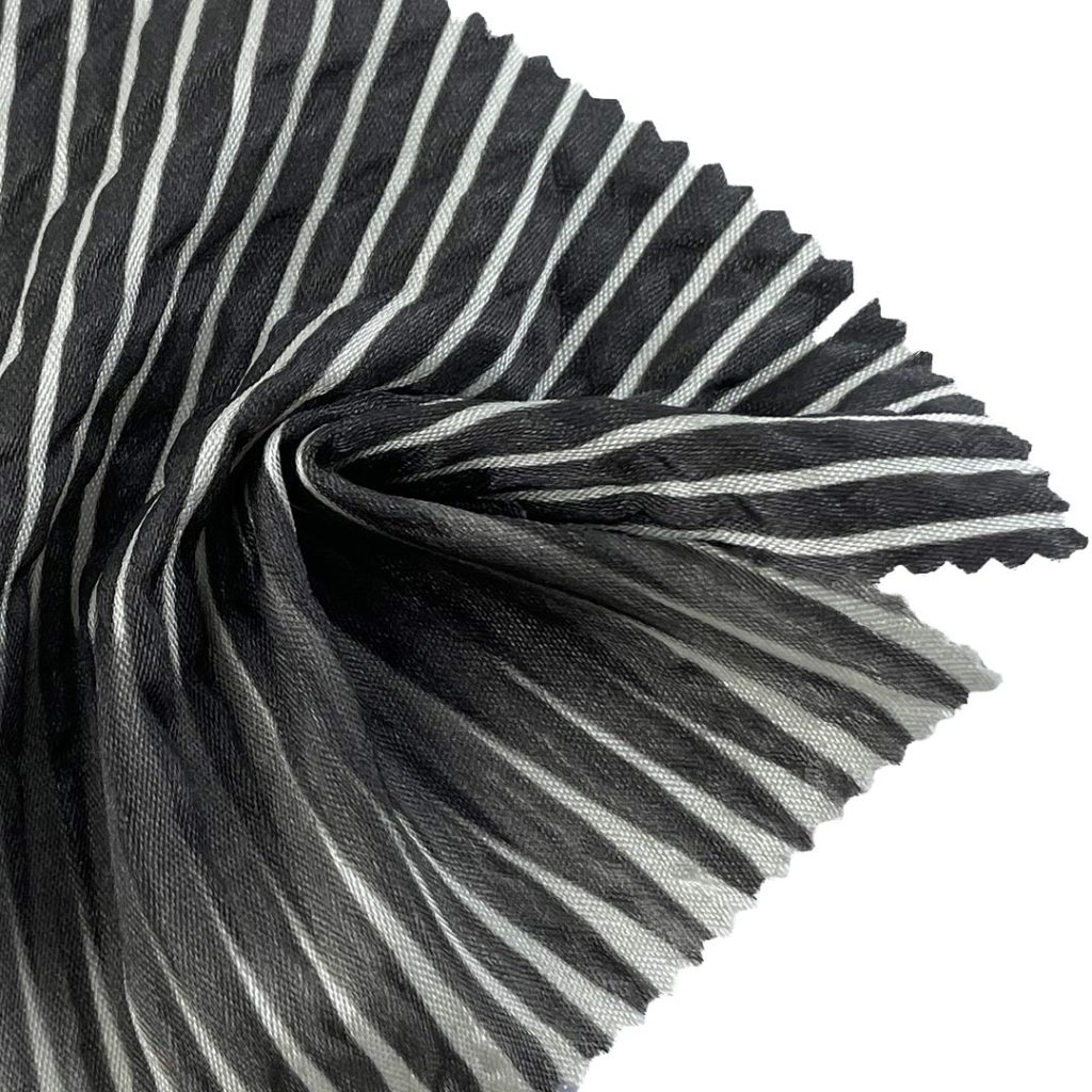 150gsm (5.3 oz) 100% Polyester Plisse Shiny Textured Fabric Dress Skirt AK387