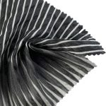 150gsm (5.3 oz) 100% Polyester Plisse Shiny Textured Fabric Dress Skirt AK387