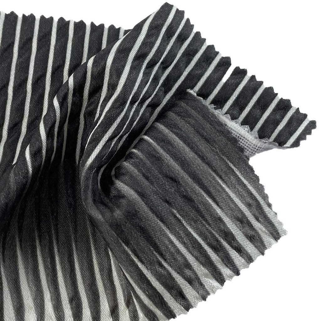 150gsm (5.3 oz) 100% Polyester Plisse Shiny Textured Fabric Dress Skirt AK387