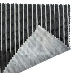 150gsm (5.3 oz) 100% Polyester Plisse Shiny Textured Fabric Dress Skirt AK387