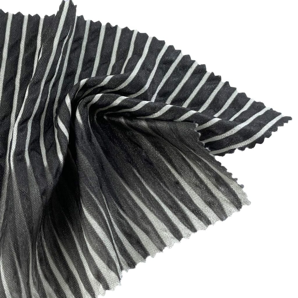 150gsm (5.3 oz) 100% Polyester Plisse Shiny Textured Fabric Dress Skirt AK387