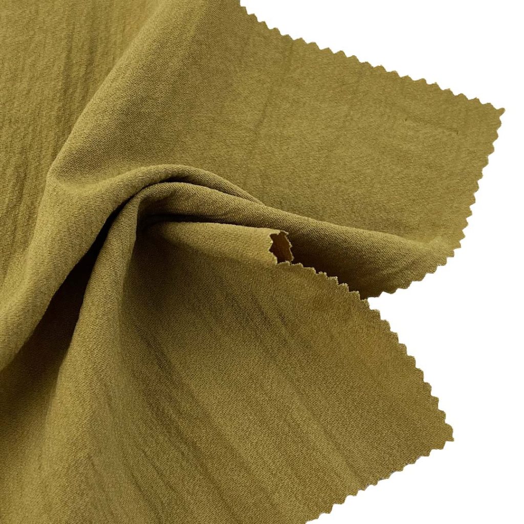 180gsm (6.3 oz) 40% Nylon 60% Bamboo Crêpe Translucent Textured Fabric Dress Skirt