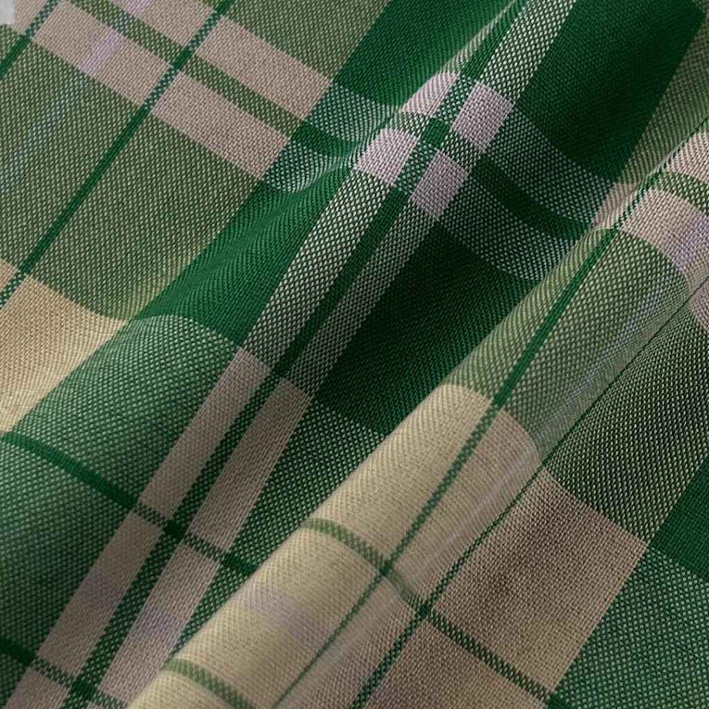 120gsm (4.2 oz) 100% Cotton Plaid Ripstop Fabric Dress Suit Lining