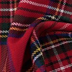 150gsm (5.3 oz) 40% Cotton 60% Polyester Plaid Ripstop Fabric Cardigan Shirt