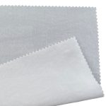 120gsm (4.2 oz) 17% Polyurethane Leather 83% Cotton Cambric Smooth Crisp Hand Feel Fabric Coat Shirt C0101