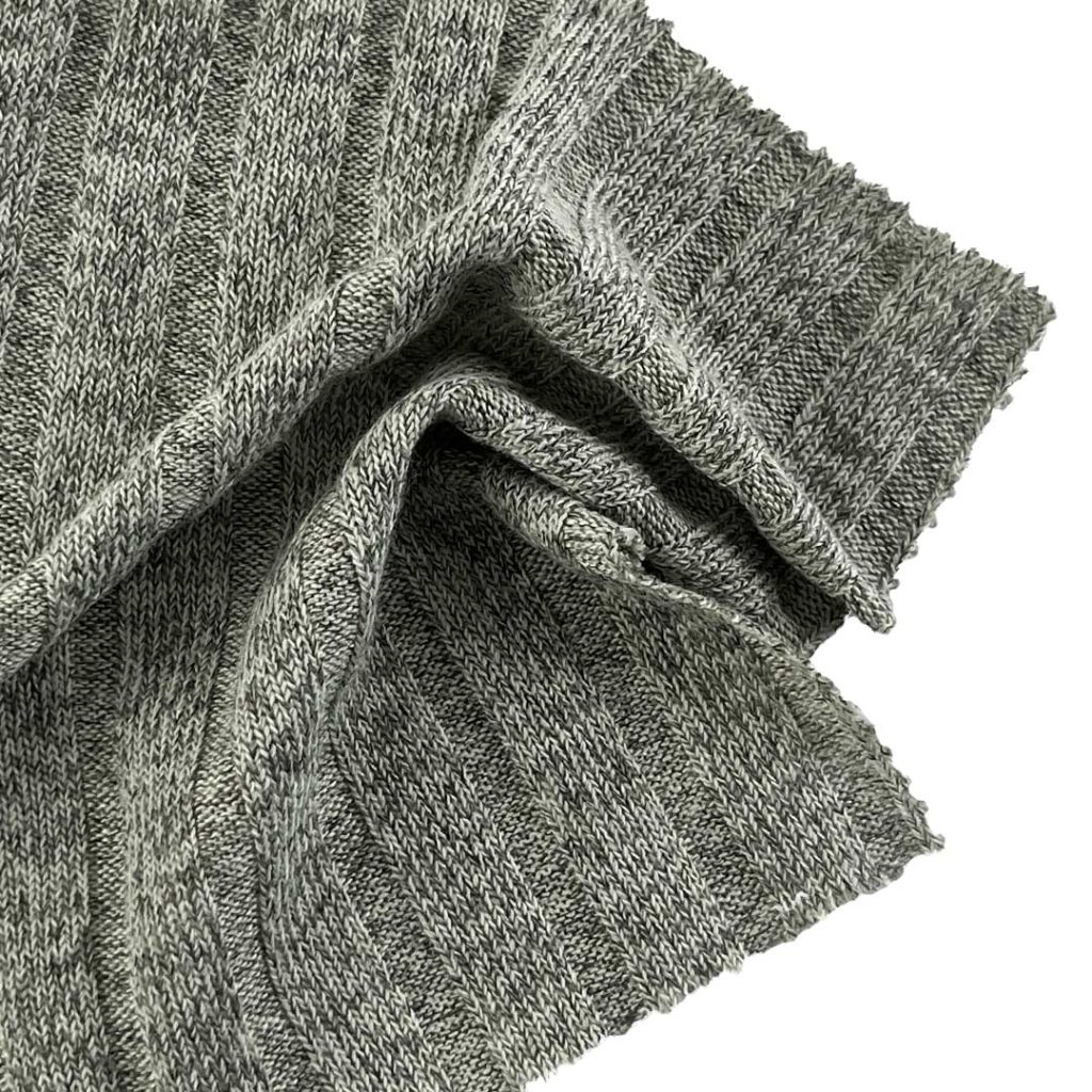 210gsm (7.4 oz) 45% Polyester 45% Viscose 10% Spandex Rib Soft Stretchy Hand Feel Fabric Dress Tops Skirt