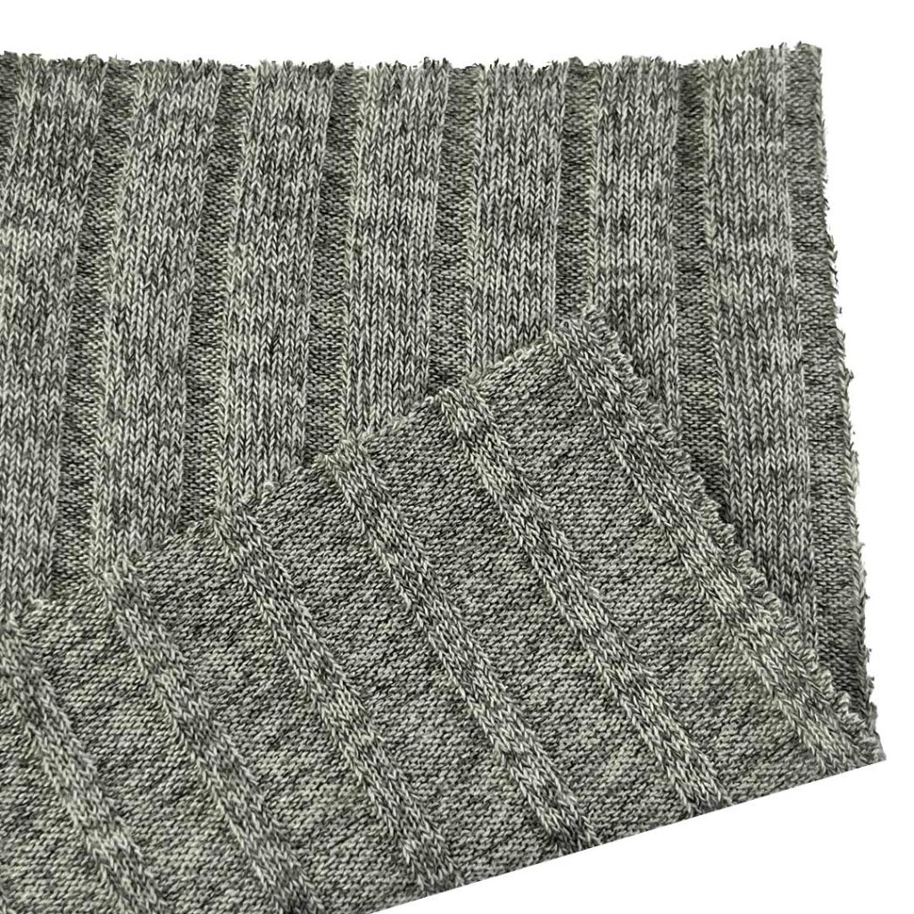 210gsm (7.4 oz) 45% Polyester 45% Viscose 10% Spandex Rib Soft Stretchy Hand Feel Fabric Dress Tops Skirt