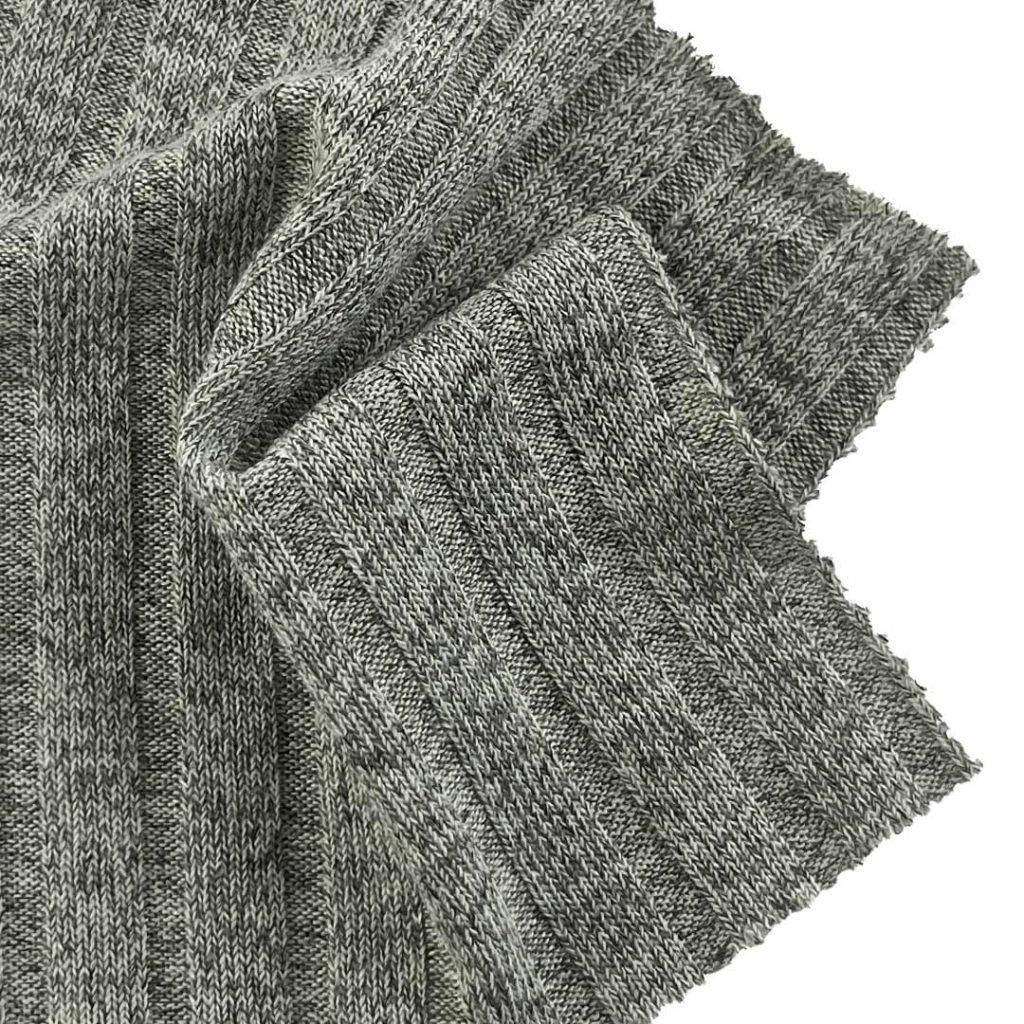 210gsm (7.4 oz) 45% Polyester 45% Viscose 10% Spandex Rib Soft Stretchy Hand Feel Fabric Dress Tops Skirt