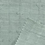 120gsm (4.2 oz) 100% Cotton Dobby Dotted Swiss Textured Fabric Skirt Tops C345