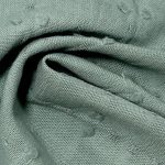 120gsm (4.2 oz) 100% Cotton Dobby Dotted Swiss Textured Fabric Skirt Tops C345