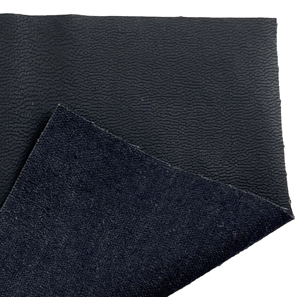 250gsm (8.8 oz) Face 100% Polyurethane Leather Back 100% Polyester Pleather Waterproof Ripstop Fabric Skirt Legging DSMR02