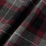 210gsm (7.4 oz) 50% Polyester 50% Nylon Plaid Ripstop Fabric Dress Cardigan Shirt