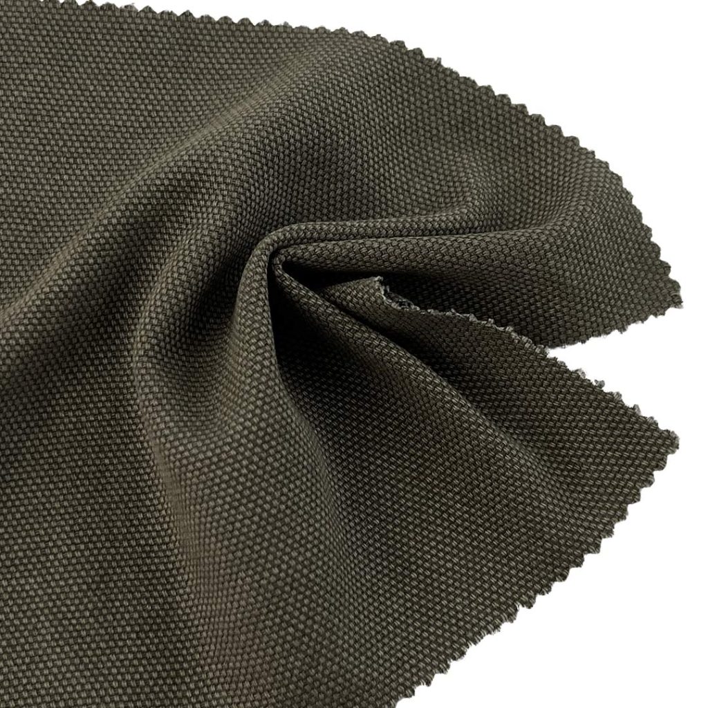 320gsm (11.3 oz) 100% Cotton Canvas Coarse Crisp Hand Feel Fabric Jacket Bag F1829