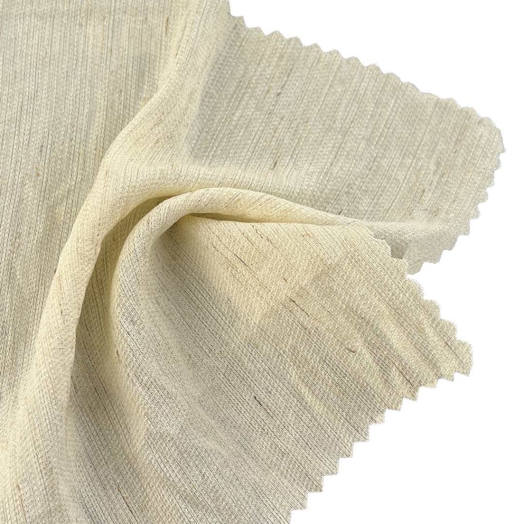 90gsm (3.2 oz) 30% Cotton 25% Linen 45% Viscose Burlap Textured Fabric Vest Apron F801#