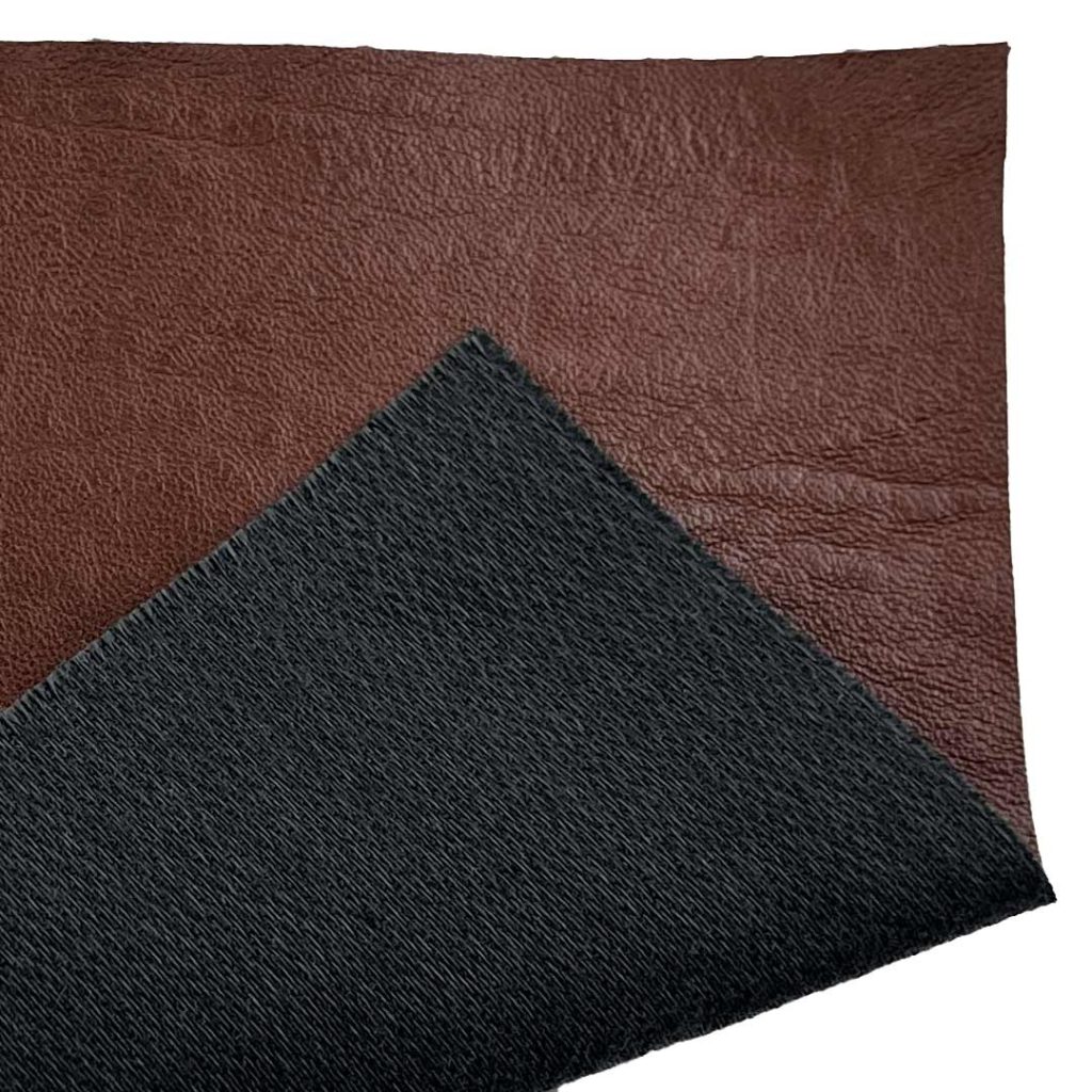 350gsm (12.3 oz) Face 100% Polyurethane Leather Back 100% Polyester Pleather Waterproof Ripstop Fabric Jacket Legging FY560