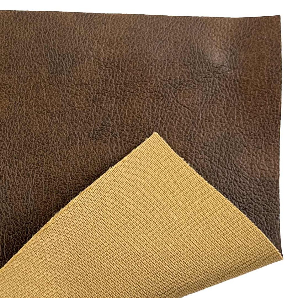 330gsm (11.6 oz) 25% Polyurethane Leather 75% Polyester Pleather Waterproof Ripstop Fabric Legging Jacket FY807