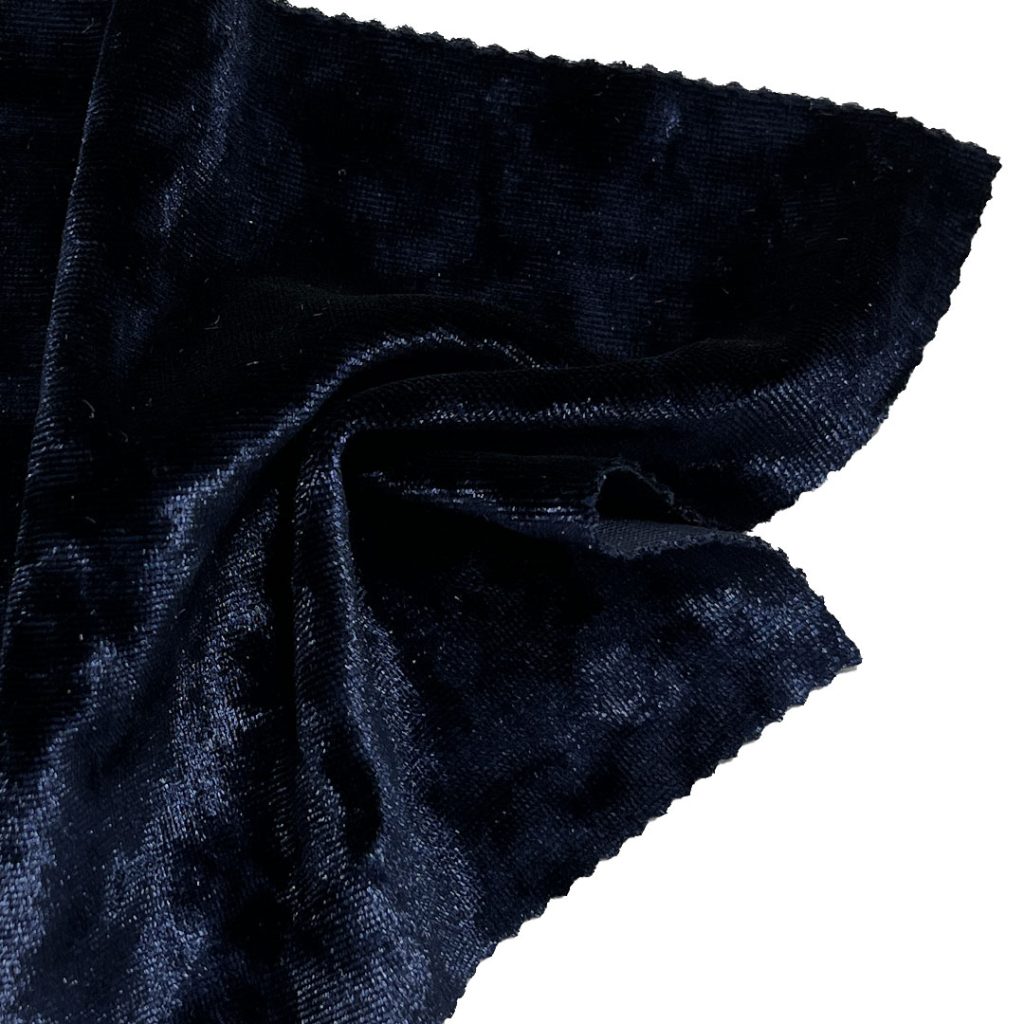 400gsm (14.1 oz) 92% Cotton 8% Spandex Velvet Fuzzy Plush Fabric Dress Skirt Evening Dress