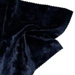400gsm (14.1 oz) 92% Cotton 8% Spandex Velvet Fuzzy Plush Fabric Dress Skirt Evening Dress