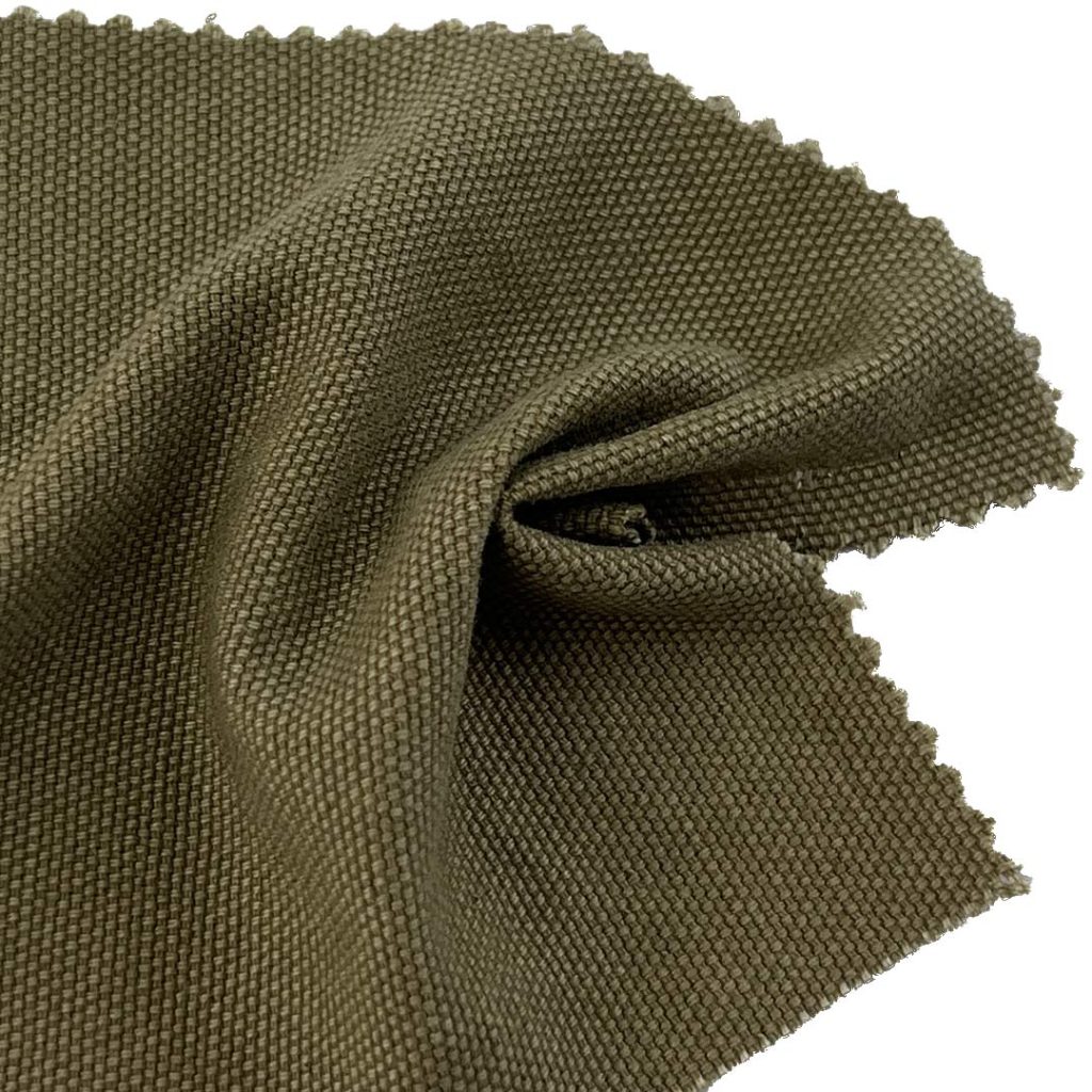285gsm (10.1 oz) 100% Cotton Canvas Coarse Crisp Hand Feel Fabric Bags Jacket H367