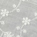 100% Cotton Eyelet Breathable Textured Fabric Skirt Tops H7-736