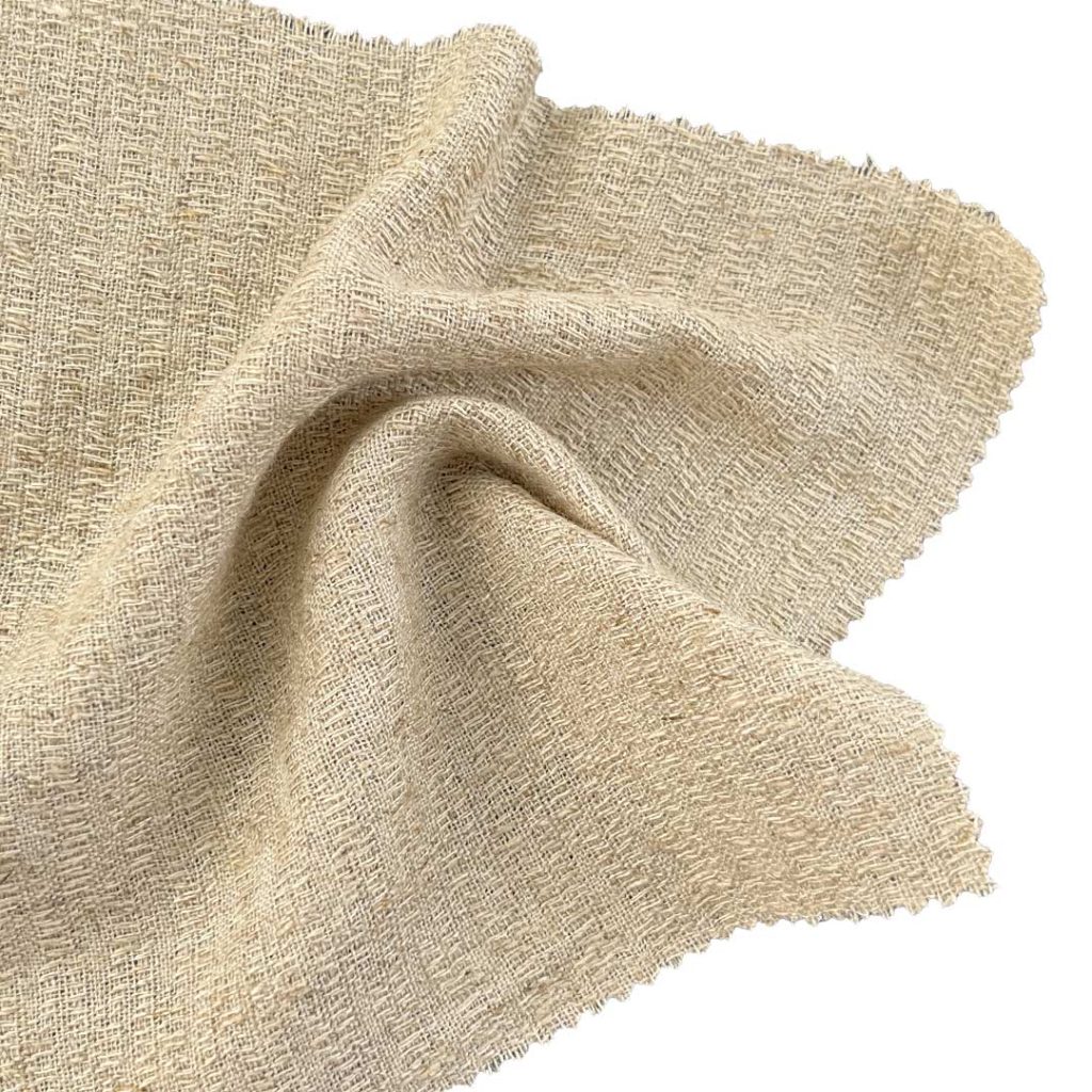 150gsm (5.3 oz) 30% Linen 70% Cotton Hessian Textured Fabric Vest Bag Apron