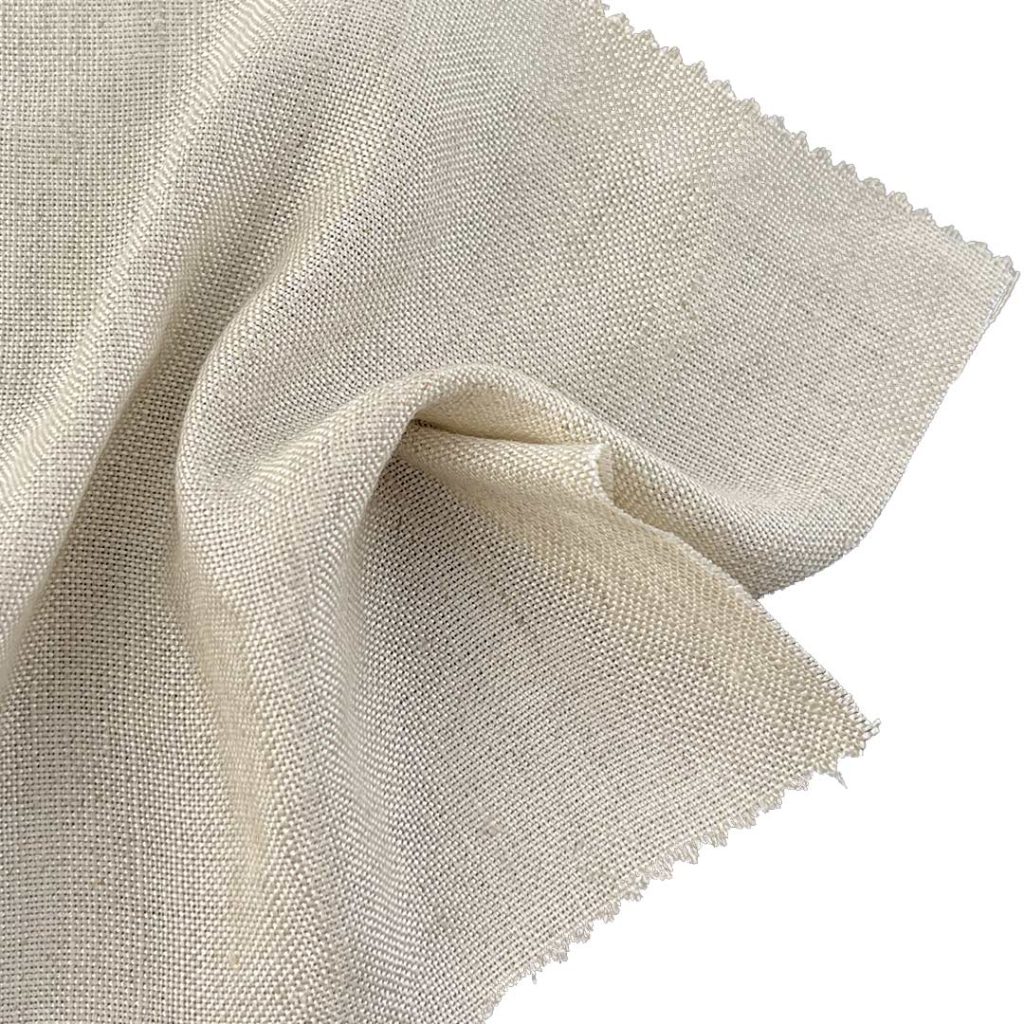 145gsm (5.1 oz) 40% Linen 60% Viscose Burlap Textured Fabric Suit Lining Table Runner HF-H25024A