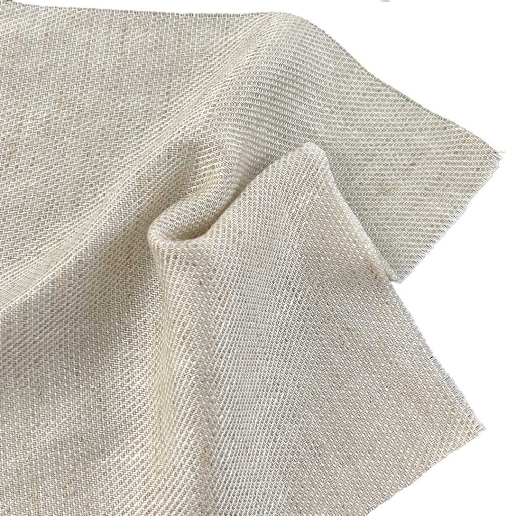 180gsm (6.3 oz) 30% Linen 70% Tencel Burlap Textured Fabric Bag Apron HF-J25028