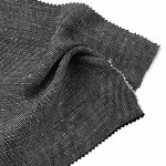 210gsm (7.4 oz) 40% Linen 60% Cotton Hessian Textured Fabric Vest Bag Suit Lining