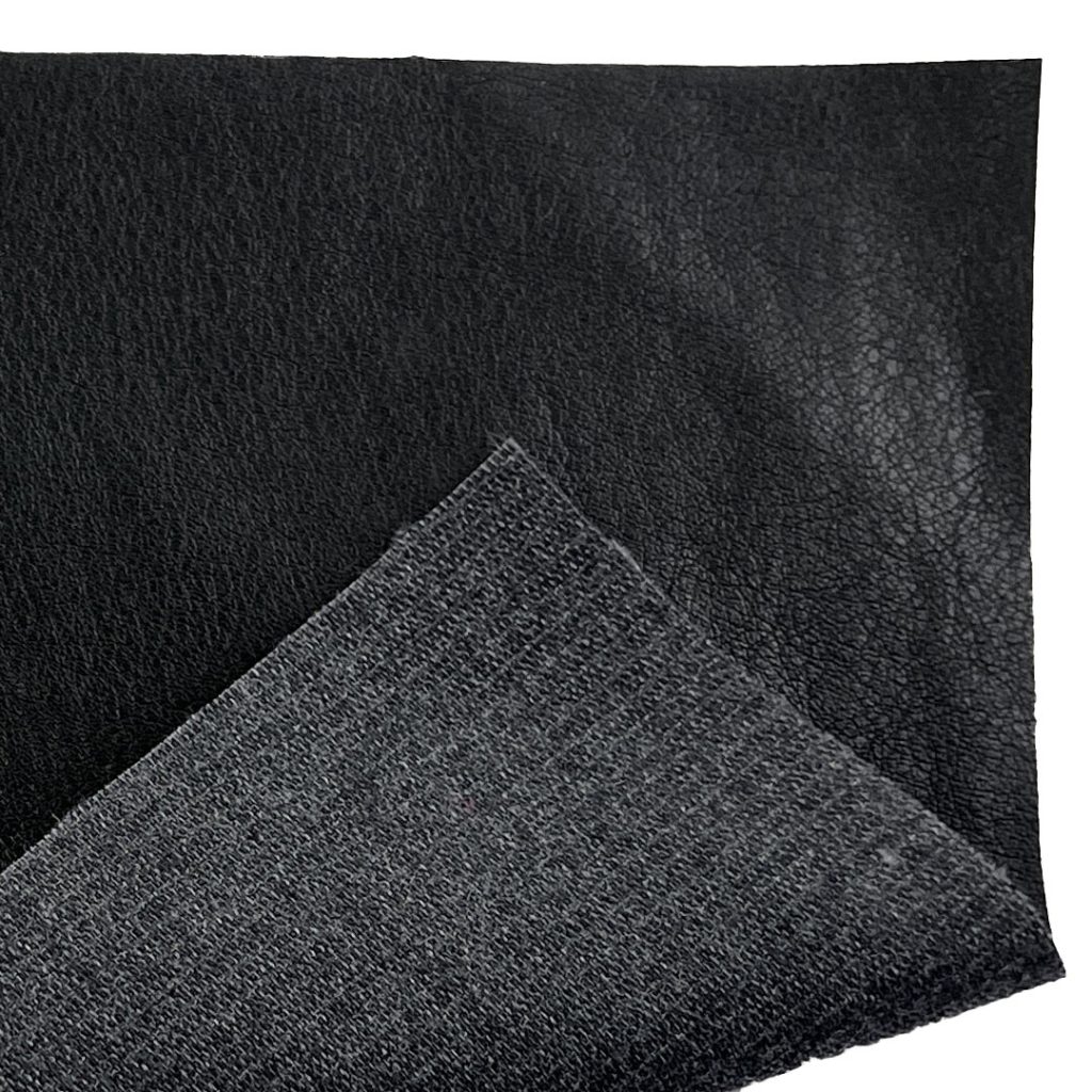 330gsm (11.6 oz) 45% Polyurethane Leather 50% Viscose 5% Polyester Pleather Waterproof Ripstop Fabric Leggings Coat HRB05