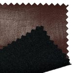 330gsm (11.6 oz) 50% Polyurethane Leather 50% Polyester Pleather Waterproof Ripstop Fabric Leggings Jacket HRB06