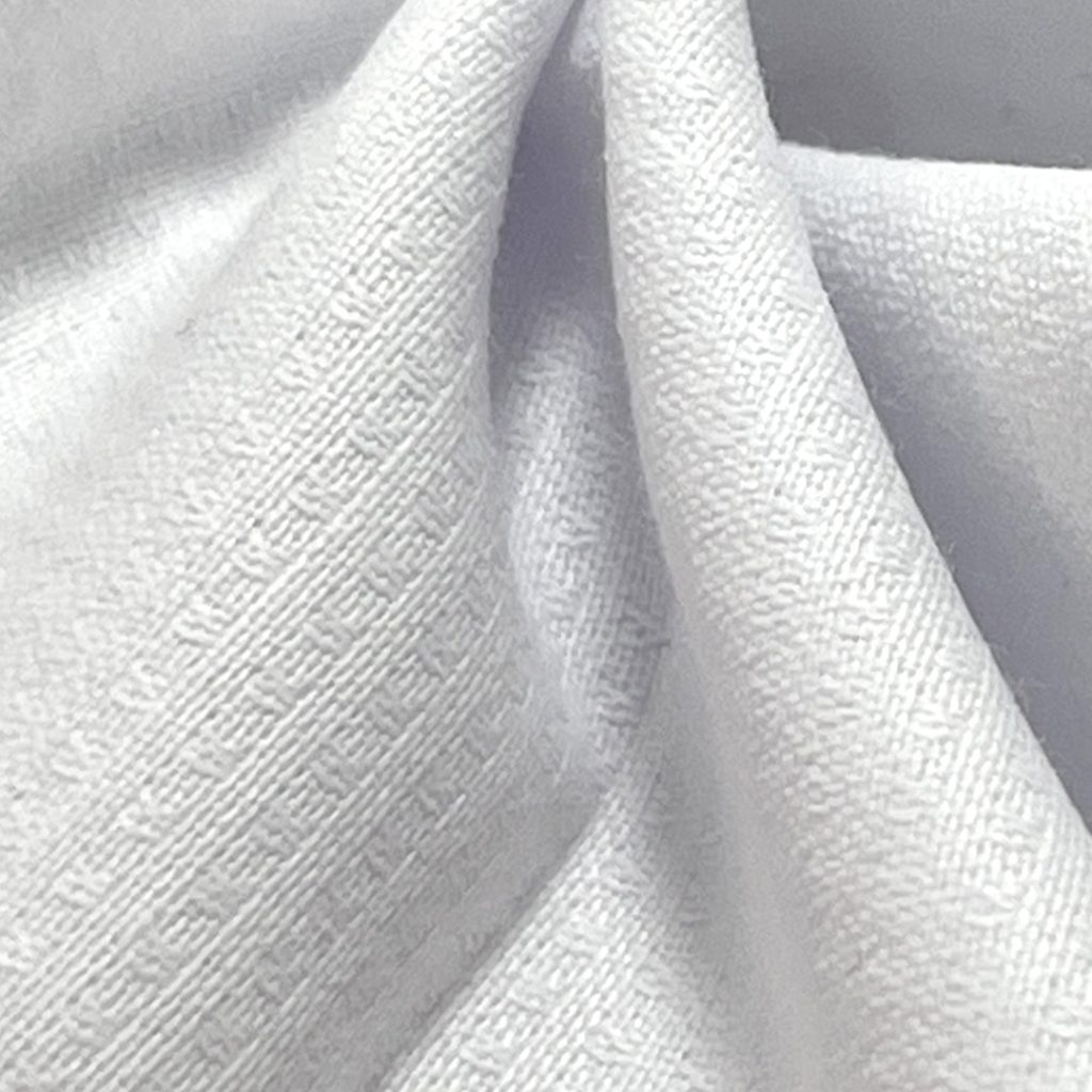 180gsm (6.3 oz) 60% Polyester 40% Cotton Dobby Dotted Swiss Textured Fabric Cardigan Skirt J2025E