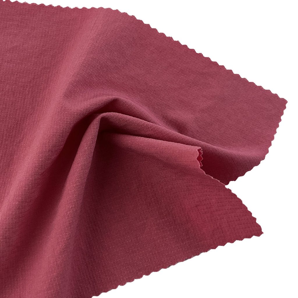 100gsm (3.5 oz) 100% Polyester Crêpe Translucent Textured Fabric Skirt Dress