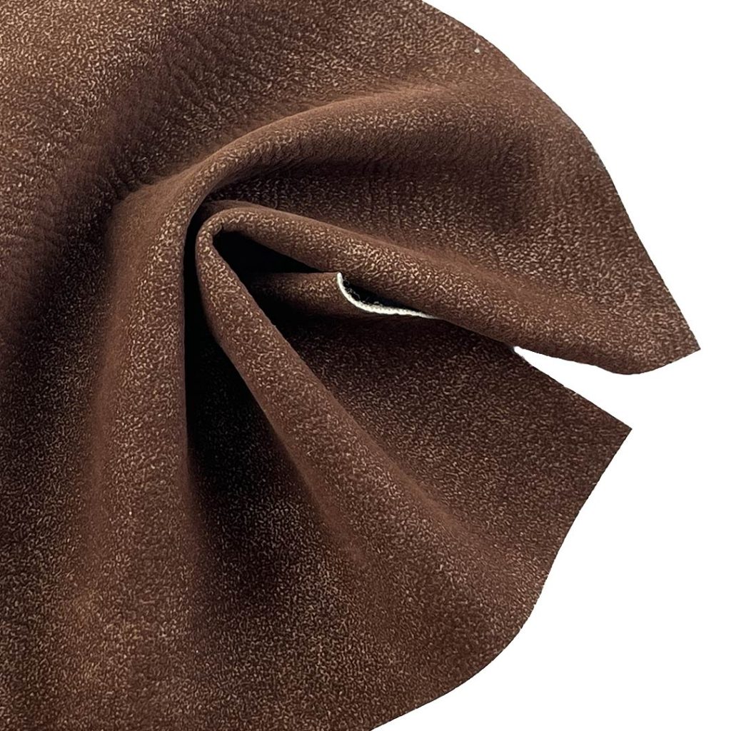 330gsm (11.6 oz) 50% Polyurethane Leather 50% Cotton Pleather Waterproof Ripstop Fabric Skirt Coat JF07