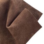 330gsm (11.6 oz) 50% Polyurethane Leather 50% Cotton Pleather Waterproof Ripstop Fabric Skirt Coat JF07