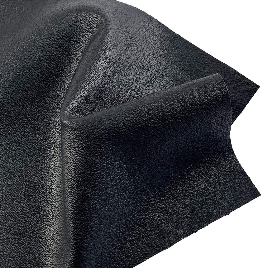 290gsm (10.2 oz) 50% Polyurethane Leather 50% Polyester Pleather Waterproof Ripstop Fabric Skirt Jacket JF08
