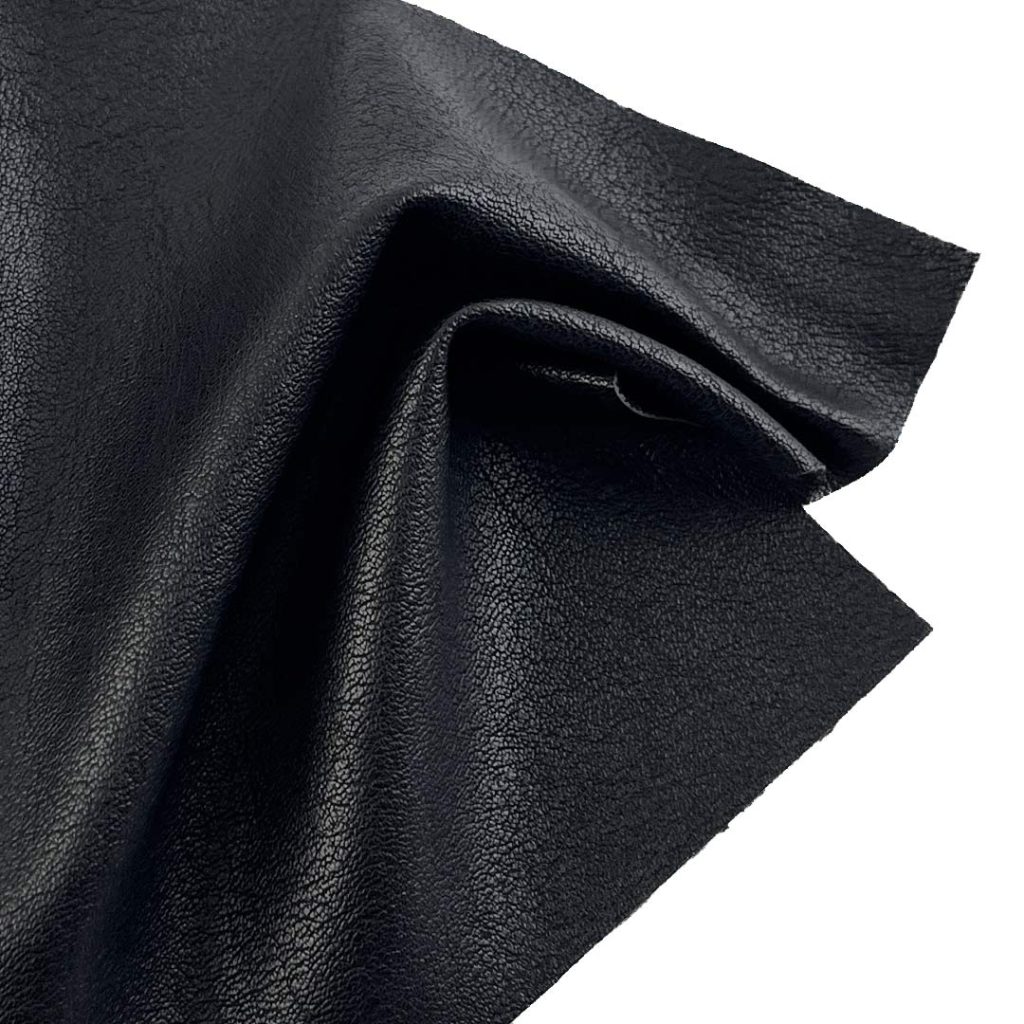 290gsm (10.2 oz) 50% Polyurethane Leather 50% Polyester Pleather Waterproof Ripstop Fabric Skirt Jacket JF08