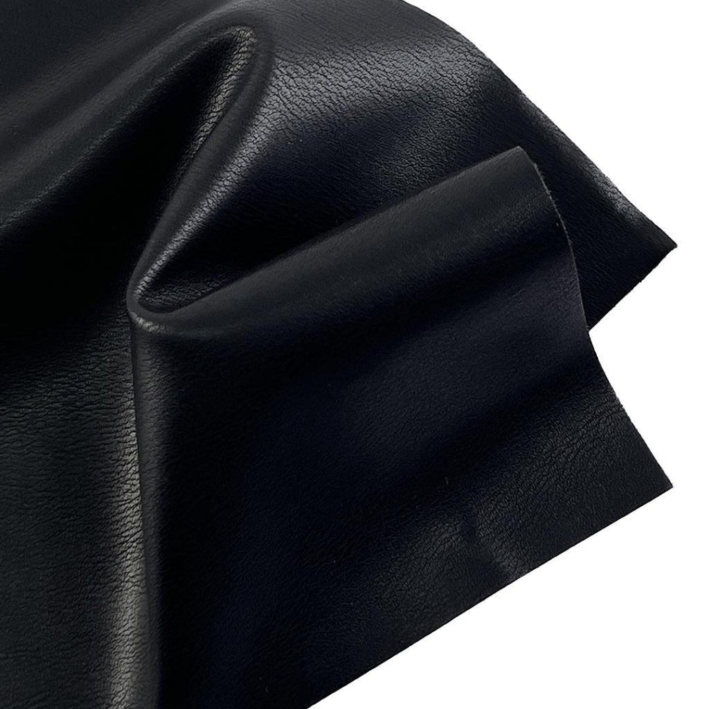 250gsm (8.8 oz) 50% Polyurethane Leather 50% Polyester Pleather Waterproof Ripstop Fabric Legging Coat JF12