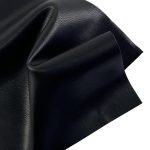 250gsm (8.8 oz) 50% Polyurethane Leather 50% Polyester Pleather Waterproof Ripstop Fabric Legging Coat JF12