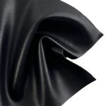 250gsm (8.8 oz) 50% Polyurethane Leather 50% Polyester Pleather Waterproof Ripstop Fabric Legging Coat JF12