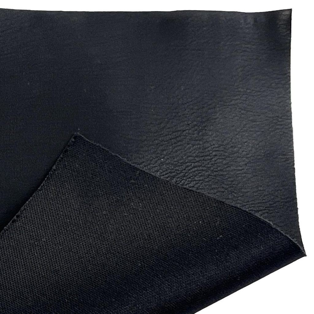 250gsm (8.8 oz) 50% Polyurethane Leather 50% Polyester Pleather Waterproof Ripstop Fabric Legging Coat JF12