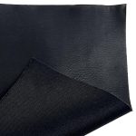 250gsm (8.8 oz) 50% Polyurethane Leather 50% Polyester Pleather Waterproof Ripstop Fabric Legging Coat JF12