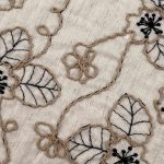 21% Modal 69% Viscose 10% Linen Eyelet Breathable Textured Fabric Blouse Skirt