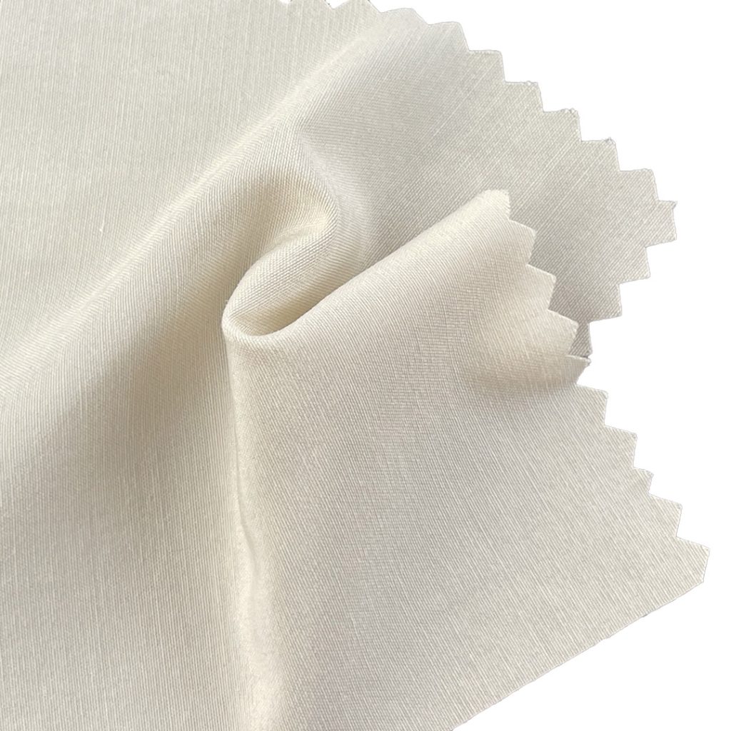 110gsm (3.9 oz) 17% Cotton 83% Polyester Cambric Smooth Crisp Hand Feel Fabric Dress Trench Coat Shirt