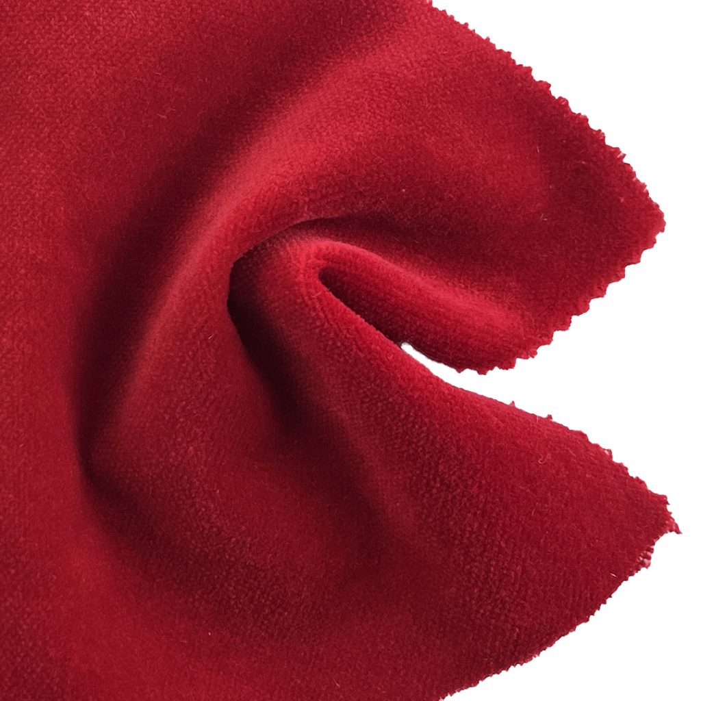 360gsm (12.7 oz) 93% Cotton 7% Spandex Velvet Fuzzy Plush Fabric Costume Bridal Gown Dress
