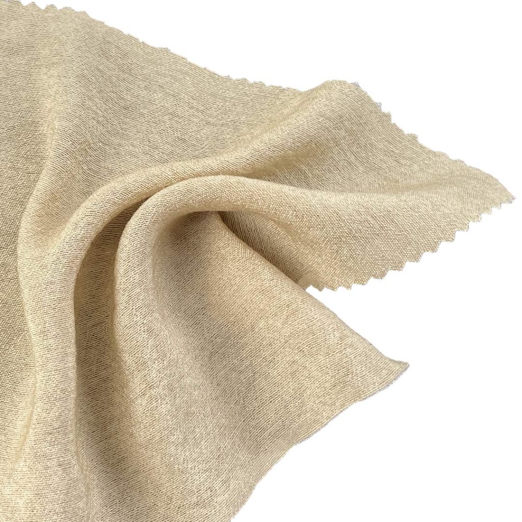 75gsm (2.6 oz) 20% Polyester 35% Nylon 45% Viscose Crepe Fabric Dress Cardigan M1356#