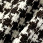 320gsm (11.3 oz) 100% Polyester Tweed Houndstooth Textured Shape Retention Fabric Dress Cushion Packaging